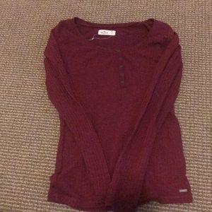 Soft long sleeve hollister shirt